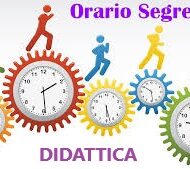 Orari di ricevimento Ufficio DIDATTICA